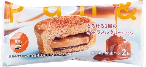 キャラメルの3重奏で幸せ気分「キャラメルクリームパン」 イメージ