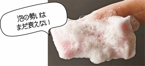 【B評価】じっくり泡立ち長持ちするチャーミーV