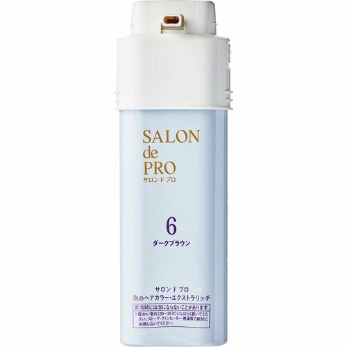 白髪染めヘアカラーおすすめ サロンドプロ 泡のヘアカラー・エクストラリッチ(白髪用)/6 イメージ2