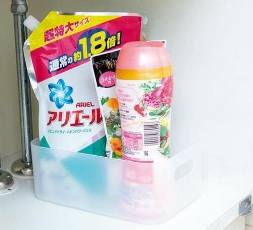 半透明の小物入れですきまもスッキリ！ イメージ