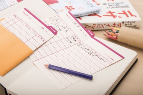 ④懐かしのカードにそっくり！ 読書の記録を保存できるカード イメージ