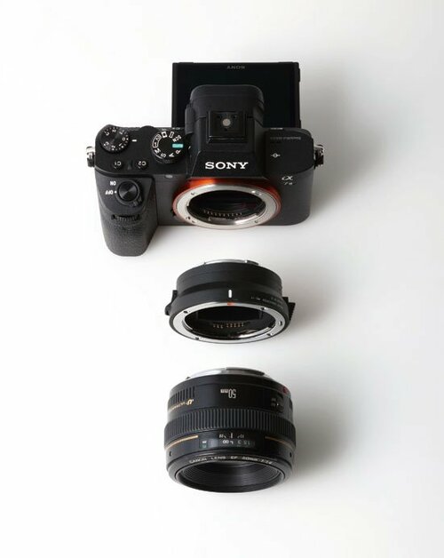 キヤノンマウントをソニーEマウントに変換する方法 イメージ
