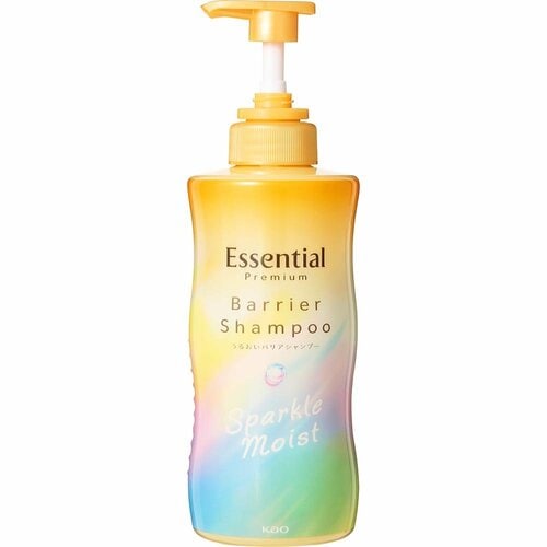 ドラッグストアで買えるシャンプーおすすめ エッセンシャル プレミアム スパークルモイスト うるおいバリアシャンプー シャンプー イメージ