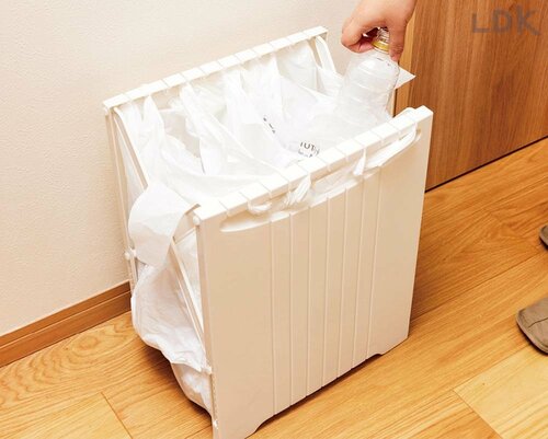 レジ袋を掛けて分別できる イメージ