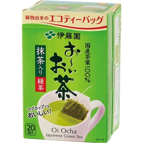 緑茶・ほうじ茶ティーバッグおすすめ 伊藤園 お～いお茶 エコティーバッグ 緑茶 イメージ