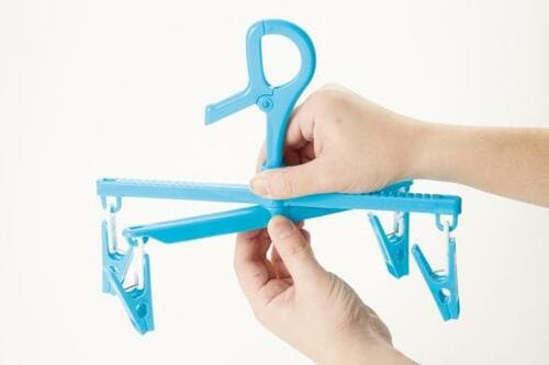 十字に開いてしっかり乾く レックのらくらくズボンハンガー イメージ2