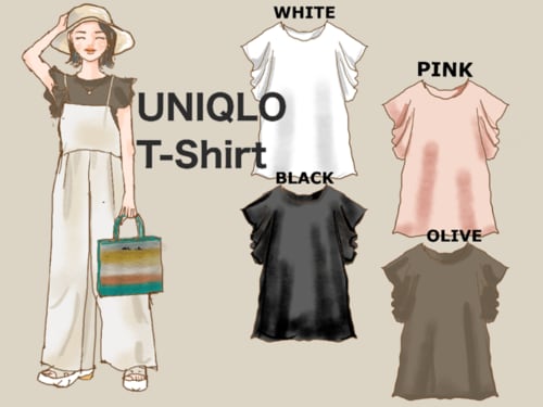 ユニクロの新作Tシャツを紹介! ユニクロ新作Tシャツおすすめ イメージ