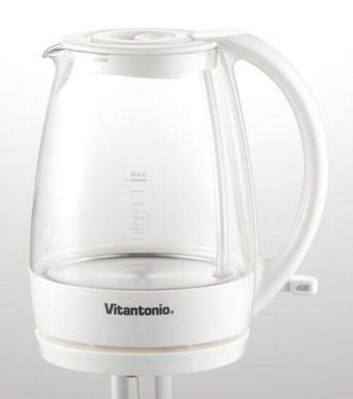 ビタントニオ ガラスケトル VEK-600-W
