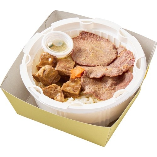 駅弁おすすめ こばやし ネギ塩牛たんと角煮弁当 イメージ2