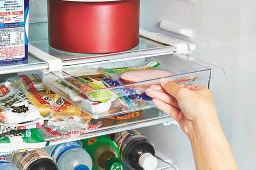 すっきり収納! ニトリ「冷蔵庫棚下収納クラリー」 収納ケースおすすめ イメージ2