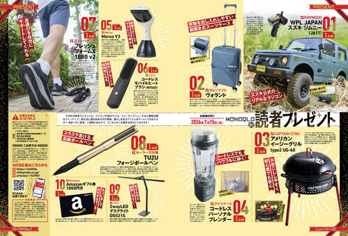 読者プレゼントの応募方法 イメージ