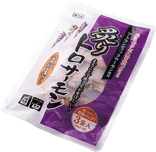 【惜しい】少し脂っぽさが気になる「炙りサーモン」 イメージ