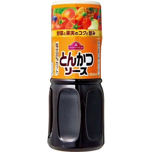 イオントップバリュ:トップバリュ 野菜と果実のコクと旨みとんかつソース:調味料
