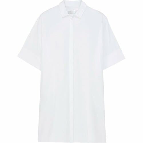 無印良品:オーガニックコットンドロップショルダーワンピース 婦人・ONE SIZE・白