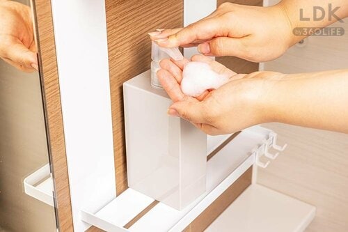 ガンガン押しても動かない 山崎実業おすすめ イメージ
