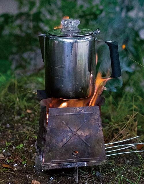 “焚き火でコーヒー抽出”する方法パーコレーターってご存知ですか?