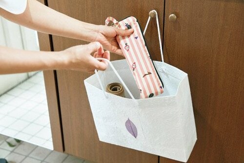 厚い和紙製でとっても頑丈!毎日使ってもヘタらない