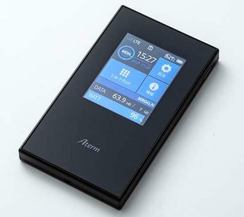 海外ではSIMを挿せば自動接続!NEC「Aterm MR04LN」