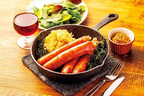 強すぎないニンニクと塩味 ソーセージおすすめ イメージ