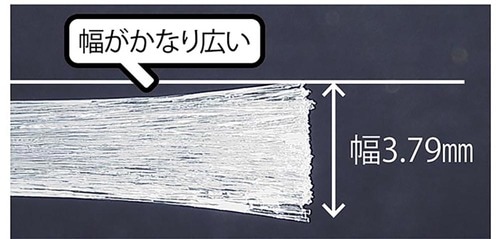 【ハケの先端】広範囲を一気に塗るときに プラスチック用接着剤おすすめ イメージ