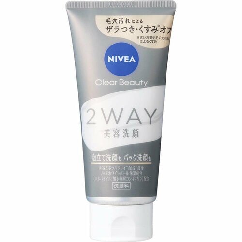 プチプラ洗顔料おすすめ ニベア クリアビューティー 2WAY美容洗顔 イメージ