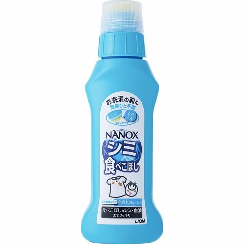 襟袖汚れ洗剤おすすめ ライオン NANOX シミ用部分洗い用洗剤 イメージ