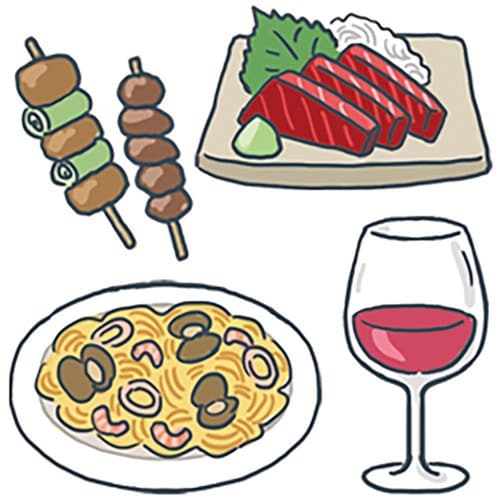 外食のオーダーは「素材に近いもの」を食べられるメニューを選ぶ イメージ