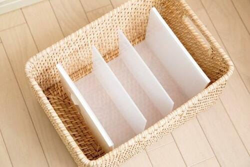 仕切りを入れて取り出しやすさをアップ！ イメージ