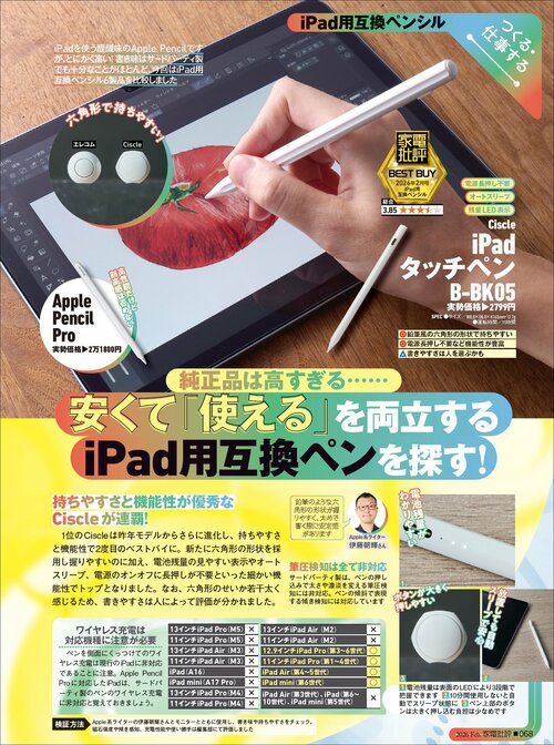 安いiPad用互換ペンシルがたくさんある iPad用タッチペンおすすめ イメージ