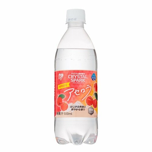 アイリスオーヤマの飲料水おすすめ アイリスオーヤマ CRYSTAL SPARK クリスタルスパーク アセロラ イメージ