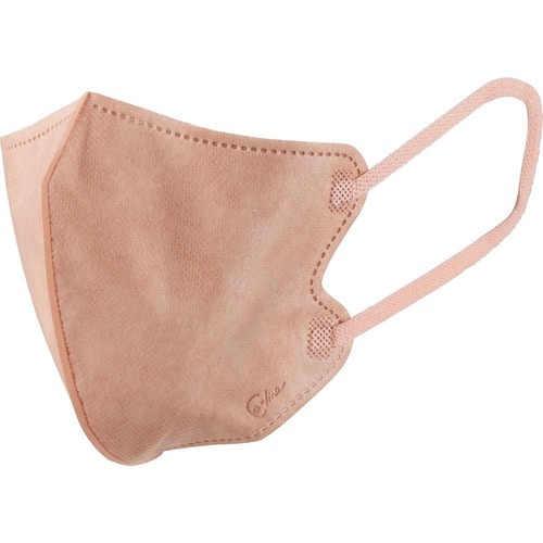 不織布マスクおすすめ 伊藤忠リーテイルリンク  マスク習慣イー・ライン/ピンクベージュ イメージ2