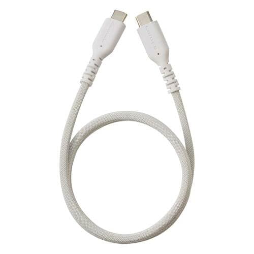 USB Type-Cケーブルおすすめ 多摩電子工業 マグネットケーブル USB-CtoC 1.0m ホワイト TH321CC10W イメージ
