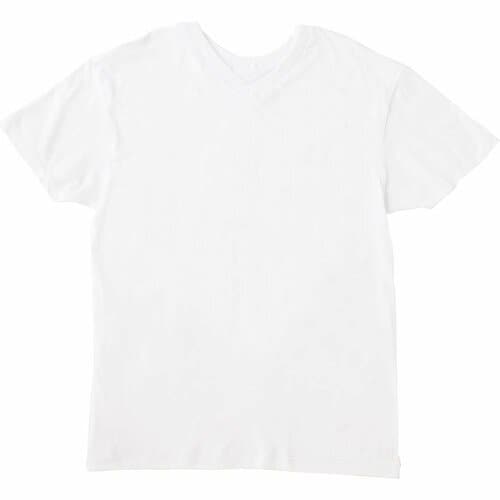 メンズインナーTシャツおすすめ 情熱価格 襟が強くへたれにくい綿100% インナーTシャツ 4枚組 イメージ