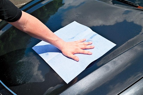 【6位】キャンドゥ（オカザキ）「超吸水ふきとり クロス（1枚入り）」 洗車吸水クロスおすすめ イメージ