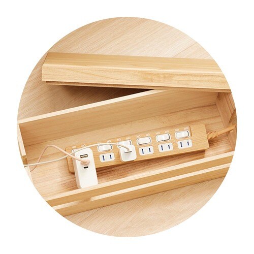 ここが便利：延長タップを完全に隠せる イメージ