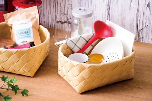 濡れてもOK機能性抜群のバスケット イメージ