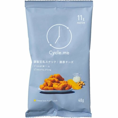 栄養補助スナックおすすめ サイクルミー 調製豆乳スナック濃厚チーズ イメージ