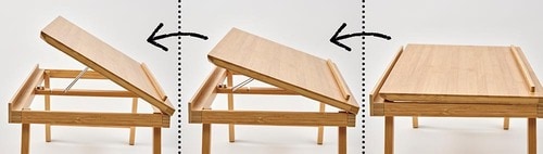 角度調整ができるからPC台に便利 イメージ2