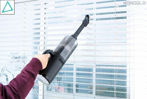 乾拭き用のハンドルはやや持ちにくい 掃除機おすすめ イメージ