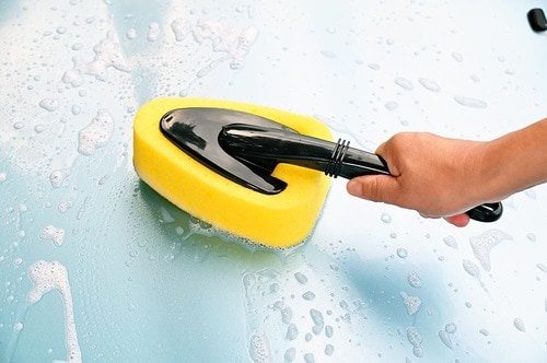 洗車スポンジおすすめ DCM 洗車スポンジ 柄付き イメージ2