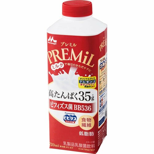 高たんぱく質牛乳おすすめ 森永乳業 PREMiL Powered byビヒダス イメージ1