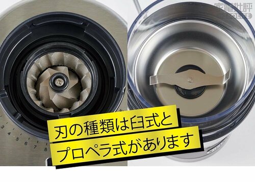豆を粉砕する方式も確認 電動コーヒーミルおすすめ イメージ