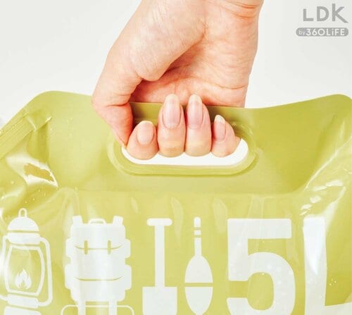 ペットボトル2本半を片手で運べる イメージ
