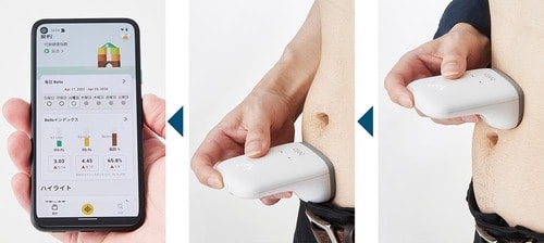 体脂肪測定が手軽で毎日続けられる! イメージ