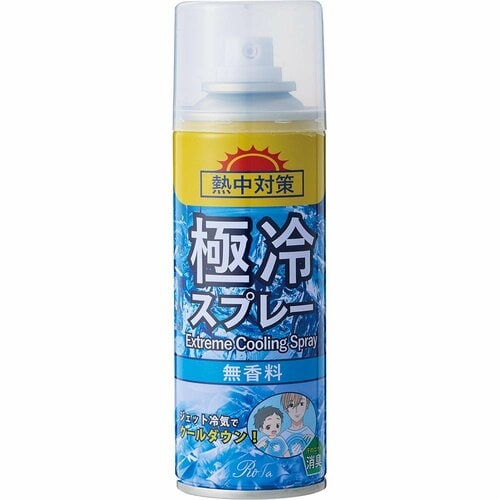 衣類用・冷感スプレーおすすめ ROFA 熱中対策 Extreme Cooling Spray イメージ