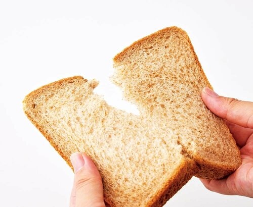 全粒粉だけど、もっちり食感を楽しめる イメージ