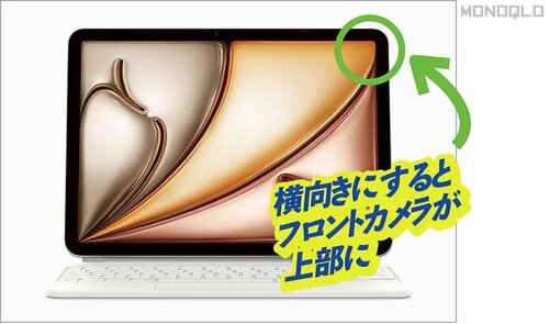 フロントカメラが進化。オンライン会議がしやすくなった! イメージ