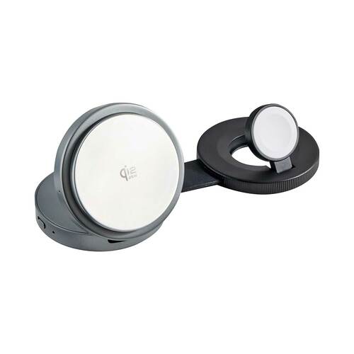 3in1ワイヤレス充電器おすすめ EcoFlow Qi2.2 EcoFlow RAPID Mag 3-in-1ワイヤレス 充電ステーション(折りたたみ式) イメージ1