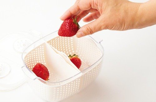 野菜が長持ち! ザル付き保存容器とは? ザル付き保存容器おすすめ イメージ