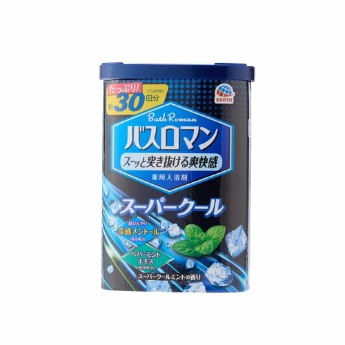 夏用クール入浴剤おすすめ アース製薬 バスロマン スーパークールタイプ イメージ